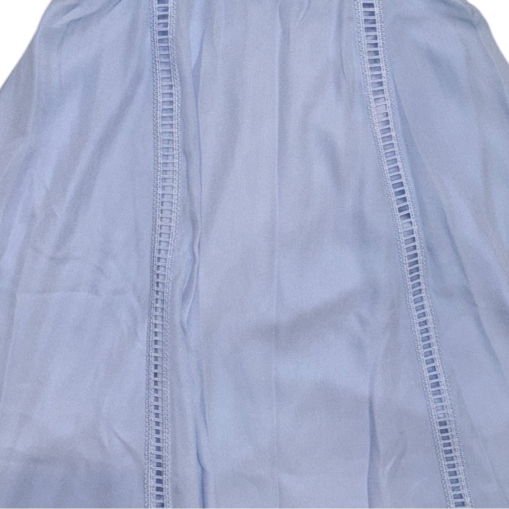 NWT ASOS Blue Ruched V-Neck Midi Dress for Prom - Picture 11 of 12